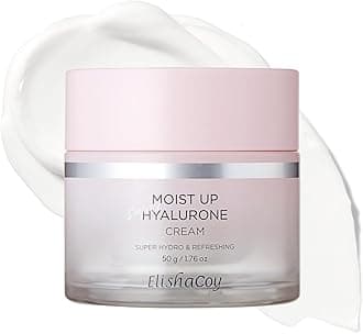 Elishacoy Moist Up Hyalurone 80-Hour Hyaluronic Acid face Cream with Long-Lasting Hydration, Oil-Free Gel, Korean Skin Care, Good for Dryness, Dullness, Uneven Texture | Oily, Combination Skin Types