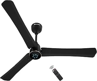 atomberg Renesa Halo Smart Ceiling Fan 1200mm, 5-star BLDC fan, Remote Ceiling fan for Home, Works with Alexa, 65% Energy Saving,High Air Delivery, LED Speed Indicator, Newly Launched (Midnight Black)