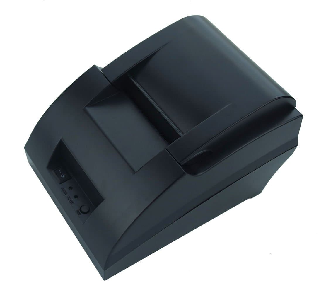 Smart&Cool SC-5890C USB POS Printer with 58mm Thermal Paper Rolls - 90mm/sec High-Speed Printing (Black)