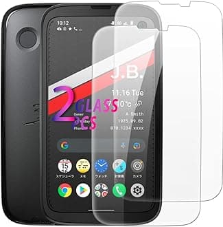 2 Pack Tempered Glass Screen Protector Set Compatible with Balmuda Phone, HD Clear, Anti-Scratch, Bubble-Free, Easy Installation