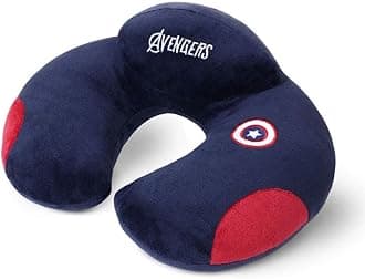 URAQT Kids Travel Neck Pillow - Super Soft and Comfortable Neck Support Cushion, Supports Head, Neck & Chin, Travel Rest Pillow Cushion, Suitable for Adults Kids (Blue)