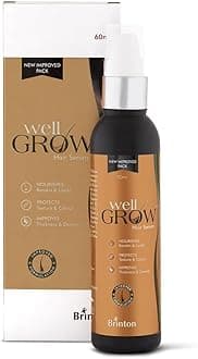 WellGrow Anti Hair Loss Serum with Baicapil & Kerarice Plant Complex | Supports Hair Regrowth & Controls Hair Fall | Natural, Gentle Formula | 60 ml