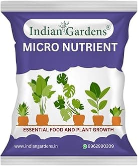 Indian Gardens - Micro Nutrient Fertilizer | Soil Applicant | Premium Essential Plant Food | Home Gardens for All Plants - 900 Grams