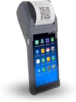 POS PDA Q2i Receipt Printer 58mm High Speed Thermal Printer with Android 11, 5.5’’ Touch Screen. Handheld Mobil Point of Sale Tablet. Scan1D barcodes. Support 3G. 2 GB RAM + 16 GM ROM