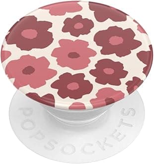 ​​​​PopSockets Phone Grip with Expanding Kickstand, Adhesive Grip - Mauve Floral
