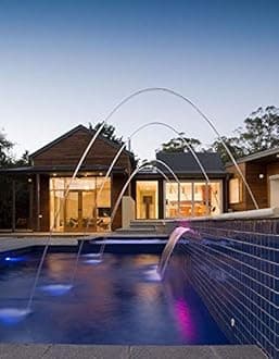 Acrylic Waterfall 150 cm LED Recessed with Remote and Power Supply for Swimming Pool or Fountain