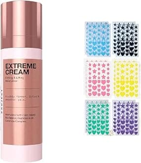 iNNBEAUTY PROJECT Extreme Cream Anti-Aging, Firming, & Lifting Refillable Moisturizer (1.7 oz / 50 mL) + Bonus Acne Patch (36 Pieces)