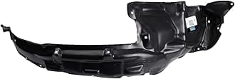 TRQ Front Right Inner Fender Liner Black Passenger Side Compatible with 2003-2006 Toyota Tundra TO1249125