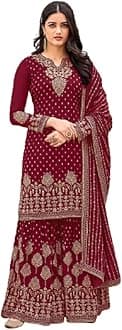 Heni Fashion Indian/Pakisatni Party/Wedding Wear Readymade Sharara Salwar Kameez/Salwar Suit for Women