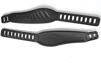 'Life Fitness Stationary Bikes Long Pedal Straps (Pair) | (2'' W x 12-1/2'' L) Universal Replacement for Excersise Bike Bicycle Cycle Home Gym | Fits Most Bike Pedals | Heavy Duty Adjustable.'