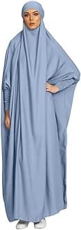 Women Muslim Dress Ramadan One Piece Prayer Garment Hijab Hooded Abaya Dubai Full Cover Islam Robe African Turkey Caftan