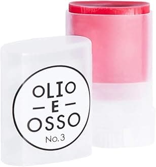 Natural Lip + Cheek Balm | Natural, Non-Toxic, Clean Beauty (No. 3 Crimson, 0.35 oz | 10 g)