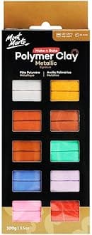 Mont Marte Make n Bake Polymer Clay Signature Metallic 100g (3.5oz)