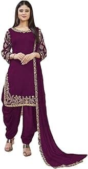 shopNstyle Ready to Wear Indian Pakistani Fashion Ethnic Wear Designer Girl Punjabi Salwar Kameez Patiala Suit for Women