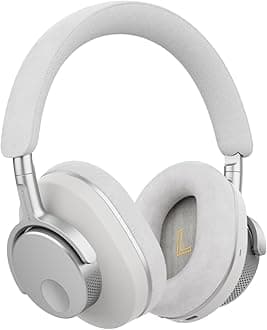 Cambridge Audio Melomania P100 Headphones - Bluetooth, Active Noise Cancelling with Hi-Fi Sound, 100 Hours Playback with User Replaceable Battery, Gaming Mode and Carry Case - White