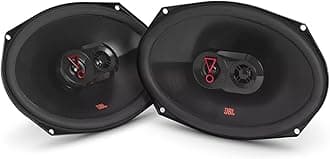 Stage3 9637 3-way car speaker set by Harman Kardon - 375 watt car speakers - oval JBL box large 6" x 9" (152 mm x 230 mm), black