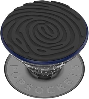 PopSockets Japan - PopGrip Enamel Imprint Black Rubber Sole, PopGrip, Pop Grip, Smartphone Grip & Stand