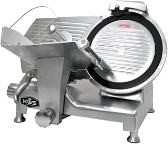 MS-12DT Metal Collection Commercial 420W Electric Meat Slicer w/ Teflon Blade