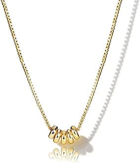 HANLI 14K Gold Plated Necklaces for Women - Dainty Butterfly, Star of David, Moon and Star, Sun, Lotus, Infinity, Hummingbird, Bee,Boots,Chill,Sunflower Pendant Designs - Elegant Jewelry for Women