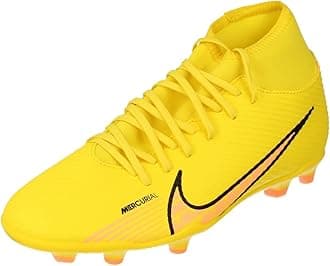 NIKE Superfly 9 Club FG/MG Mens Football Boots DJ5961 Soccer Cleats (UK 10.5 US 11.5 EU 45.5, Yellow Strike Sunset Glow 780)