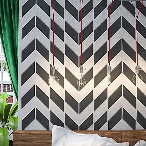 Edward - Herringbone Wall Stencil- Allover Wall Stencils