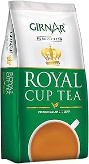 Royal Cup Tea | Premium Assam CTC Leaf Tea | Pure and Fresh | 250g Pouch