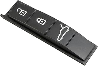 Black Rubber Key Button Cover Compatible with Porsche Panamera 2017-2024 Compatible with Porsche Accessories