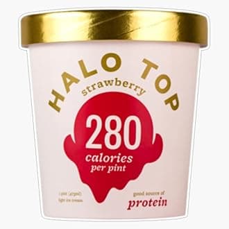 Magnet Halo Top Viny Magnetic Bumper Sticker 5"