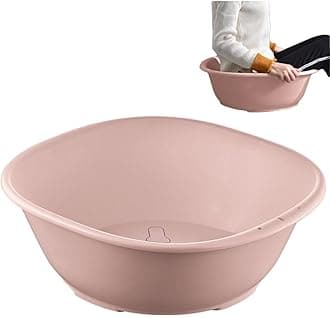 Sitz Bath for Hemorrhoids,Sitz Bath tub,Sits Bath Kit for Women Men,Wider Seating Area, Deeper Bowl (Pink)