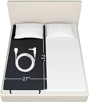 Grounding Mat, Breathable Grounding Mats Plus Grounding Cord Grounding Sheet for Better Sleep, Reduce Stress Grounding Pad (27"x71"Half Size)