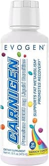 Carnigen | 2500Mg Carnitine Fat Burning | 500Mg Acetyl-l-carnitine | Fat Metabolism | Promotes Recovery | Caffeine Free | Rainbow Candy 31 Servings
