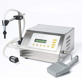 ZONEPACK Liquid Filling Machine Automatic Bottle Filler Digital Control Pump Numerical Drinks Water Milk 5ml to 3500ml GFK160 (Machine)