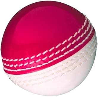 Gunn & Moore GM Cricket Ball | Rubber Training Skills Swing & Machine Balls | Men's Women's & Junior Sizes | Red White or Pink | Single, 6 or 24