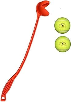 GRS Cricket Side Arm Ball Thrower Fast Ball Thrower and 2 Tennis Ball (Multicolor)