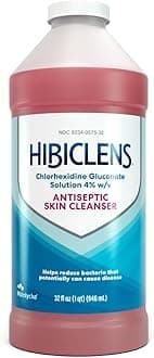 Hibiclens – Antimicrobial and Antiseptic Skin Cleanser – 32 oz – for Home and Hospital – 4% CHG