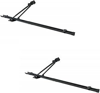 Peruzzo Lucky Two Single Bike Carriers Roof Mounted Car Rack Bicycle Holder Black - PAIR
