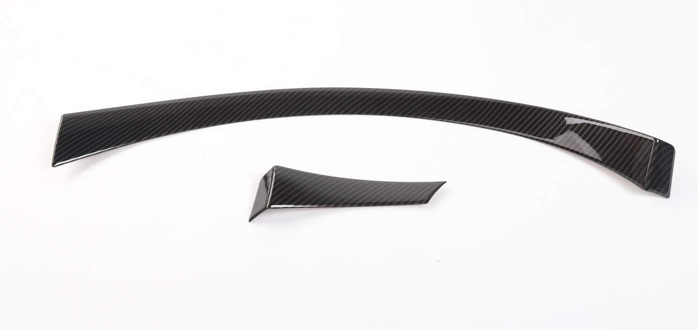 hors Dashboard Left and Right Strip Cover Trim Shell Frame ABS Wear Resisting Scratch Protection Device Nissan Patrol 2017+ (Carbon Fiber S4879)