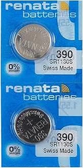 Renata Watch Batteries 390 (SR1130SW) (2pcs)