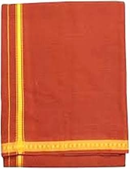 Fancy Border Colored Single Layer Pentex Dhoti Mundu Vesti 2.0mts