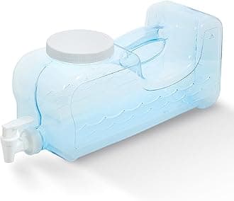 Fridge Stackable Beverage Container, 5 Quart, Clear