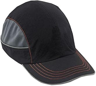 Ergodyne Skullerz 8950 Safety Bump Cap with Long Brim, Black