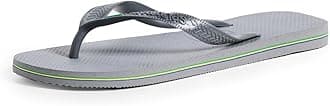 Havaianas Women's Brazil Sandal,Steel Grey, 45/46 BR