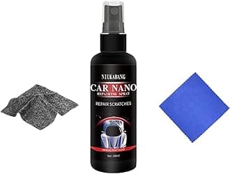 Nano Car Scratch Removal Spray, Car Scratch Repairing Spray with Nano Cloth, Fast Scratch Remover Coating Oxidation Liquid for Vehicles (100ML-1Pc)