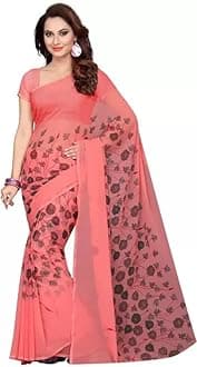 Yashika Women Georgette Standard Length Saree