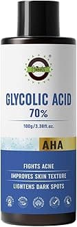 GLYCOLIC ACID (70%) (100gm) RAW for Cleansers, moisturizers, cream, masks and other D.I.Y Beauty products Etc.