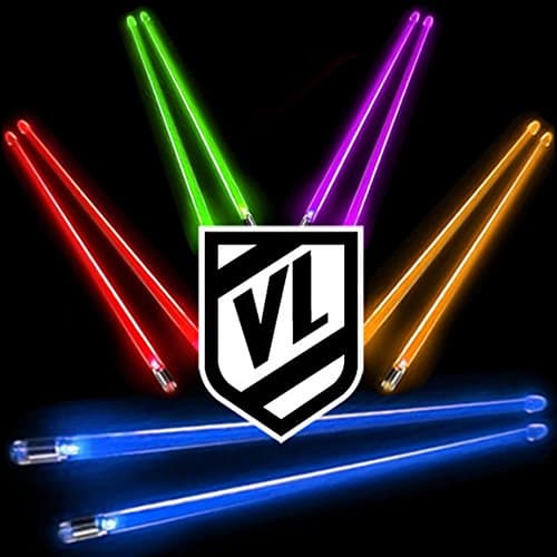 Firestix Light up Glow Acrylic Lighted Drum Sticks NEW