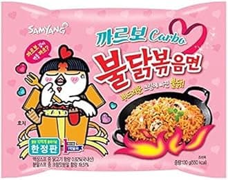 Samyang Buldak Chicken Stir Fried Ramen Korean Ramen (Carbo, 10 Pack)