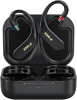 FiiO UTWS5 2025 True Wireless Bluetooth Earbuds Hook & Headphone Amp for IEMs, AK4332 DAC, Hi-Res 96kHz/24bit LDAC -MMCX/0.78 2pins Connector, 10-Band PEQ, 20H Battery Life (0.78 2pins)