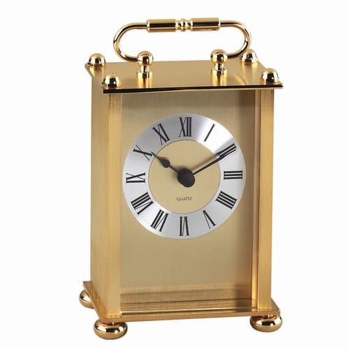 GOLD CARRIAGE CLOCK
