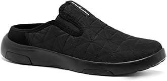 Men's Orthopedic Slip-On Loafers Walking Shoes with Arch Support: Comfortable Orthotic Shoes for Plantar Fasciitis, Casual Flat Feet Slippers for Foot and Heel Pain Relief